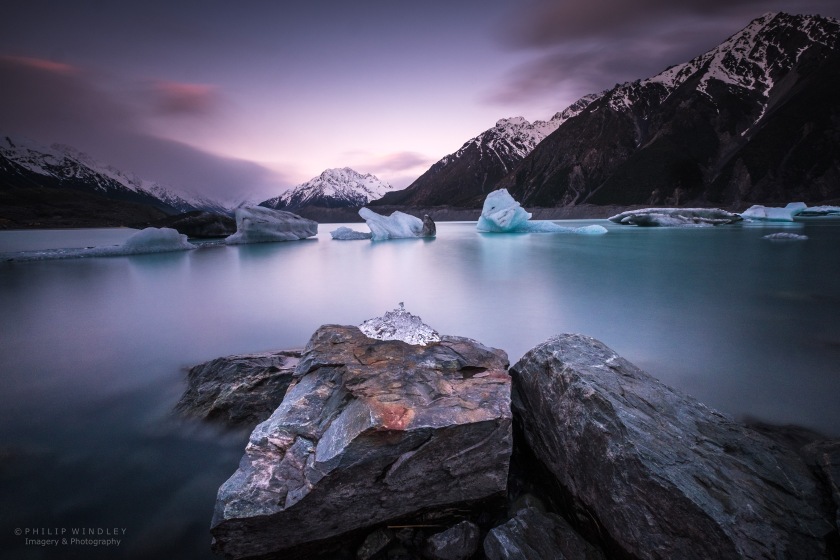 Tasman Lake, Glacial Lake, South Island, New Zealand, Photographer